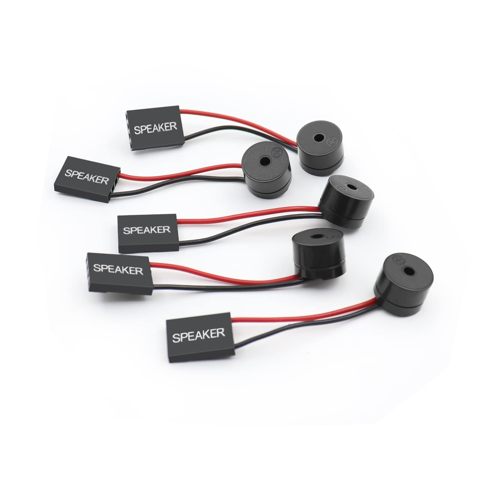5 Pcs Motherboard Speaker, Computer Casemini Speakers, Pc Internal Bios Mini Plug Buzzer Computer Motherboard Buzzer Alarm
